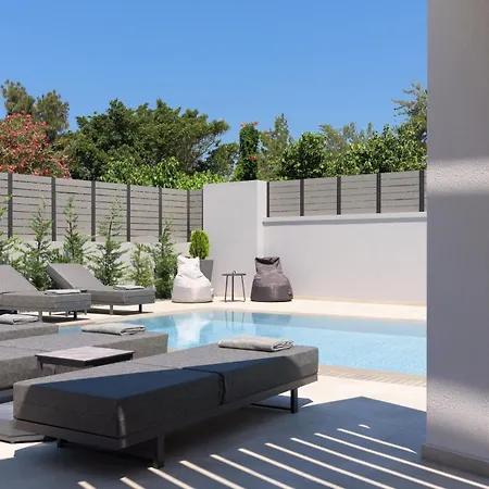 Monti Luxury Villa, With Heated Pool & Hot Tub Villa Lefkogeia