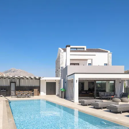 Monti Luxury Villa, With Heated Pool & Hot Tub Lefkogeia